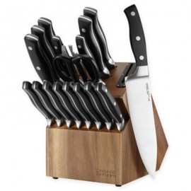 Set de cuchillos Chicago Cutlery® Insignia Classic con base color negro, 18 piezas