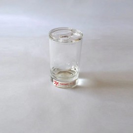 Portacepillos de dientes de acrílico Namaro Design® transparente