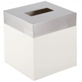 Dispensador de pañuelos de plástico Namaro Design® color blanco
