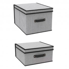 Set de cajas organizadoras Namaro Design® London color gris