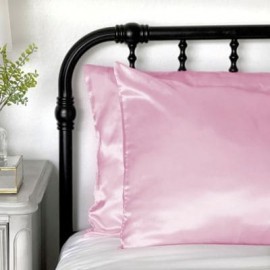 Fundas estándar de poliéster para almohadas Morning Glamour® color rosa, 2 piezas