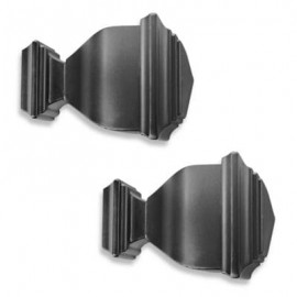 Terminal de zinc fundido para ventanas Cambria® Napoleon Premier Complete color negro satinado Set de 2